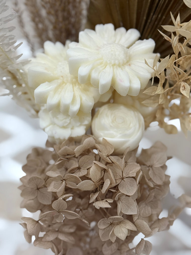 Floral wax bouquet small (local pick up only)